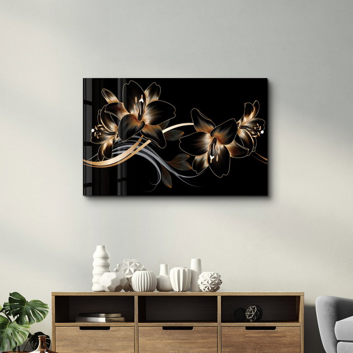 Wallity CAM-1077 Pintura Decorativa de Vidrio Templado 46 x 72 cm